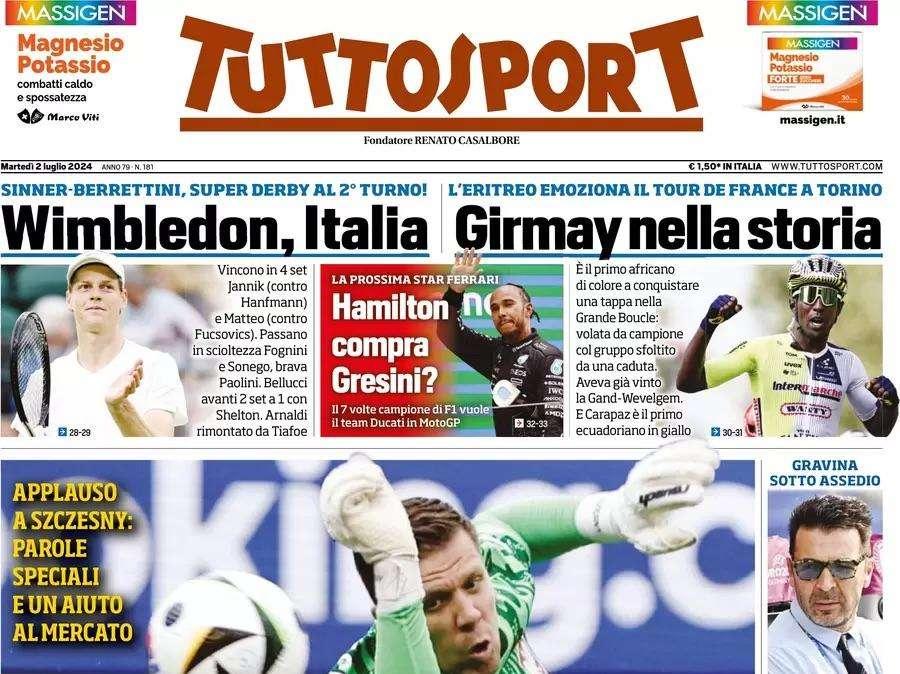 Tuttosport - Szczesny: “Juve, ti do una mano”