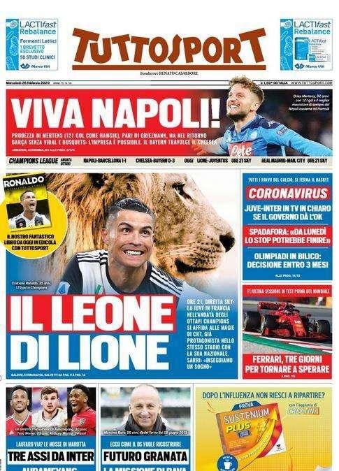 Tuttosport - Il Leone di Lione 