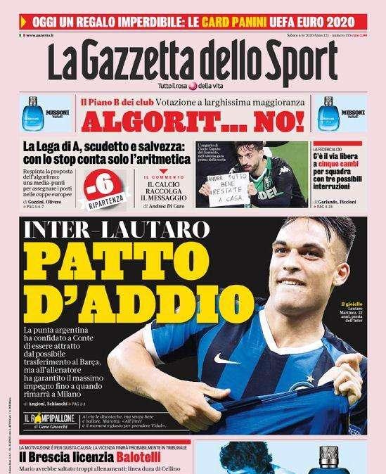 Gazzetta - Patto d’Addio