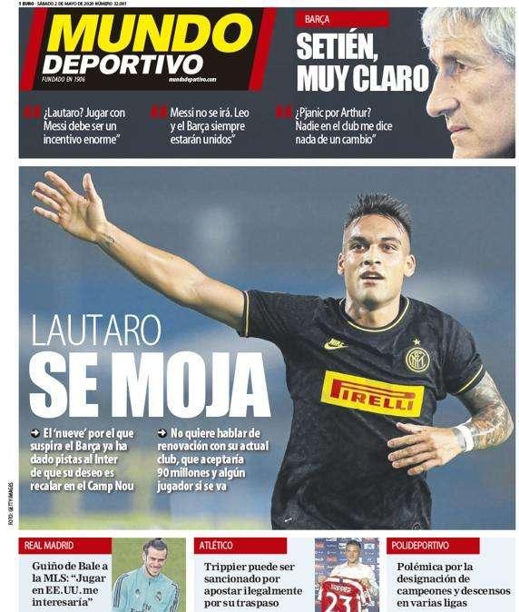 Mundo Deportivo - Lautaro vuole il Barcellona 