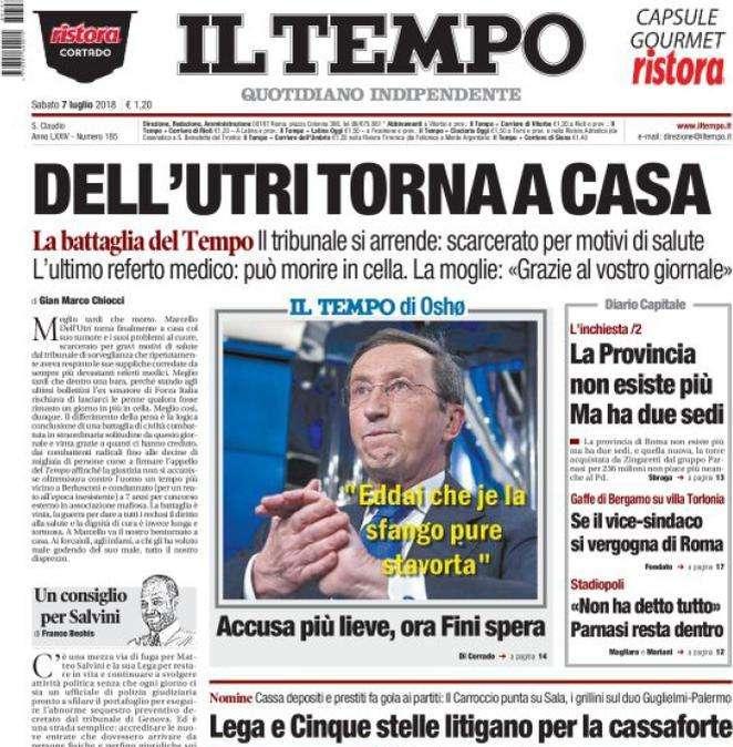 Il Tempo - Ronaldo, starò con i ladroni