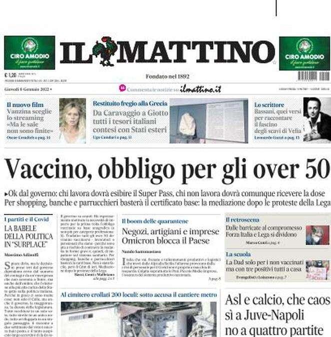 Il Mattino - ASL e calcio, che caos!