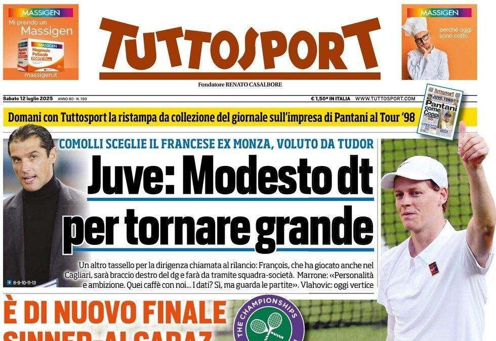Tuttosport- Juve, Modesto dt per tornare grande