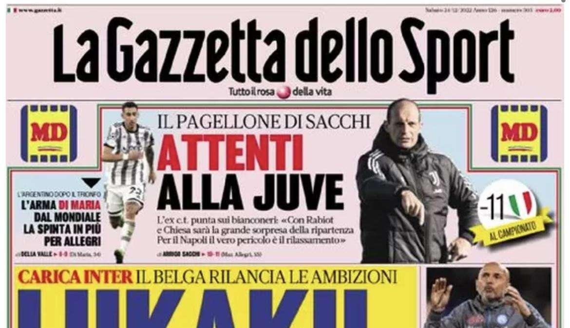 Gazzetta - Attenti alla Juve 