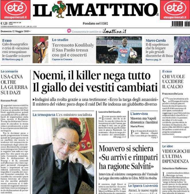 Il Mattino - Terremoto Koulibaly 