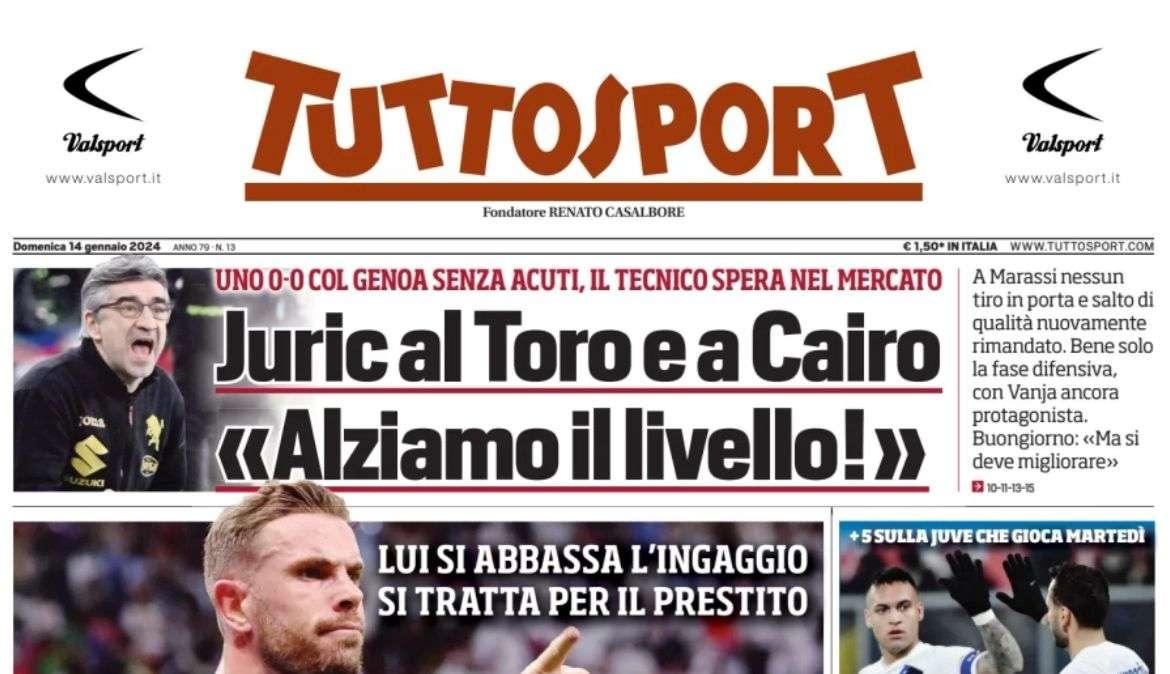 Tuttosport - Juve, Henderson spinge
