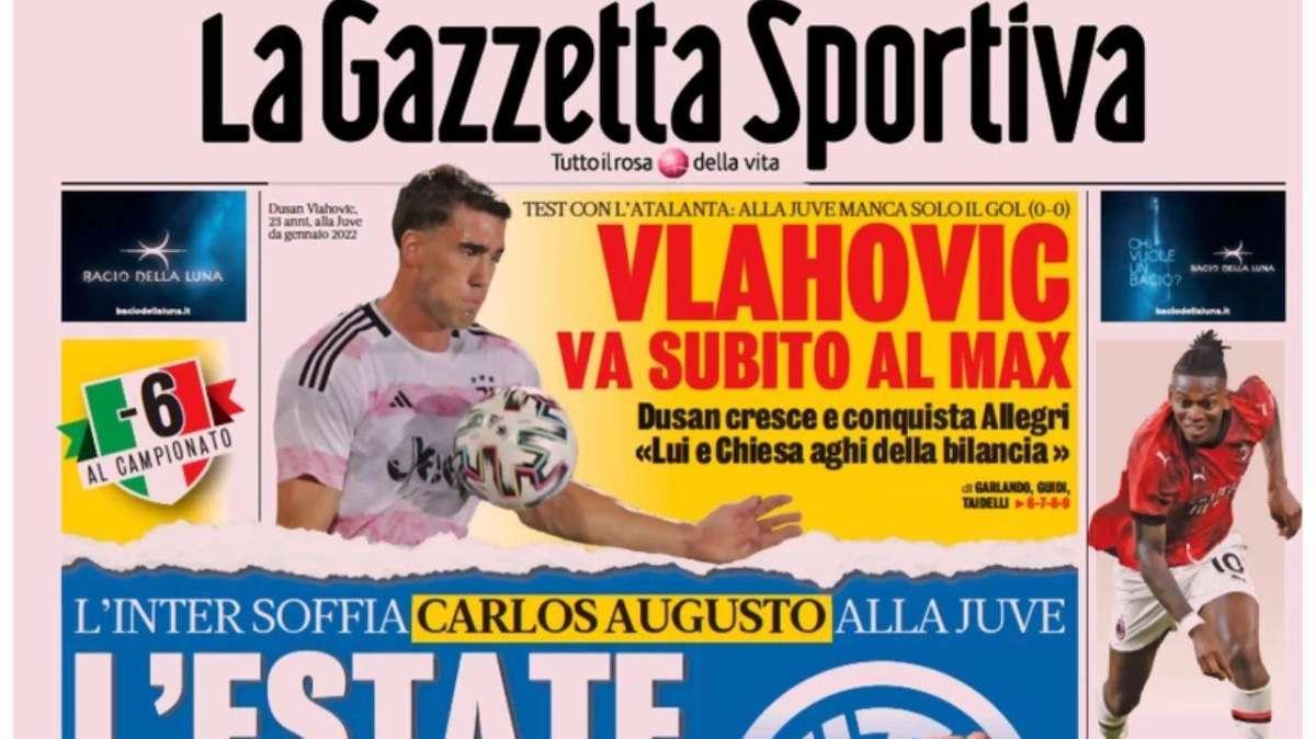 Gazzetta - E’ l’estate dei dispetti, l’Inter prende Carlos Augusto obiettivo anche della Juventus 