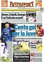 Tuttosport - Cento gol per la Juve 