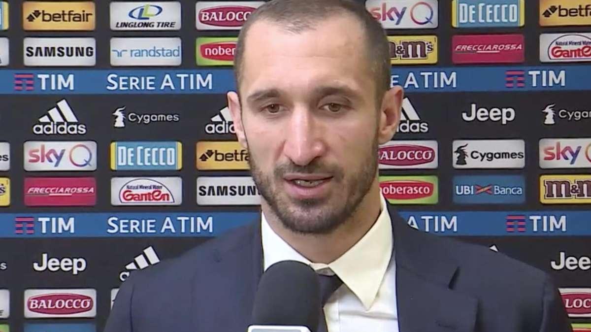 CHIELLINI A JTV: "Mancano quattro vittorie a qualcosa di straordinario. Moise attaccante di razza. Poteva partire, io e alcuni miei compagni gli abbiamo consigliato di restare"
