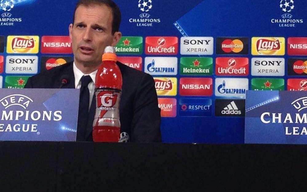 LIVE TJ - ALLEGRI: "Douglas Costa meglio oggi che domani, Atletico non prende gol da 5 gare? Meglio. Spinazzola titolare? Può essere"