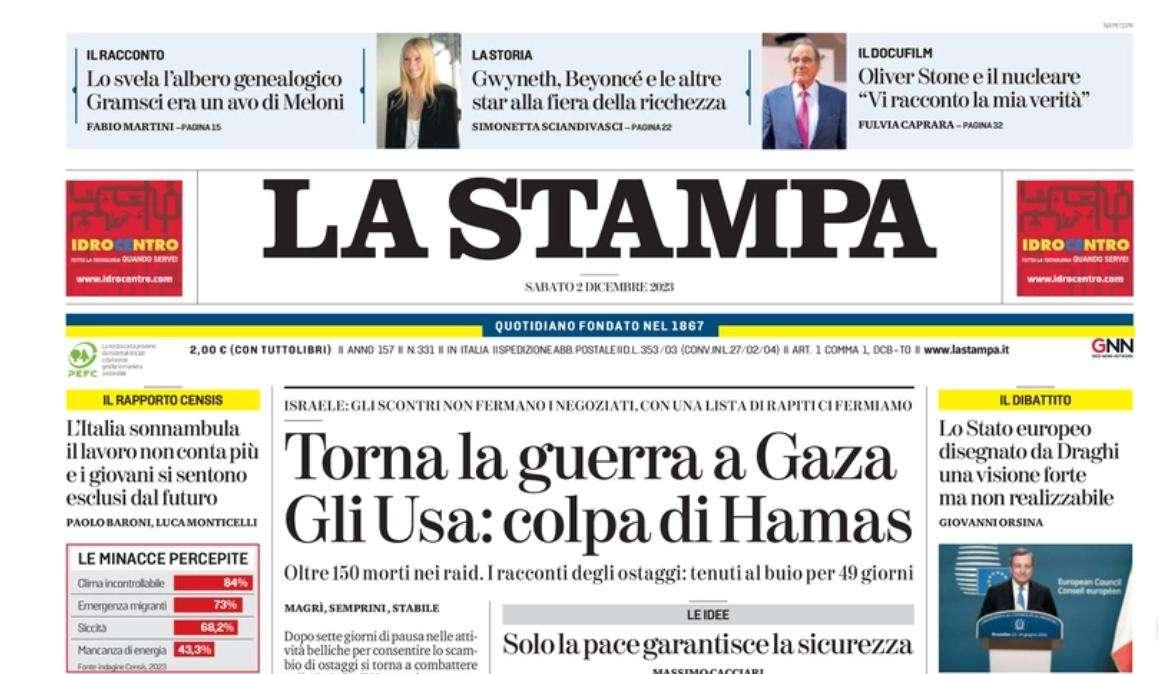 La Stampa - Prima la Signora
