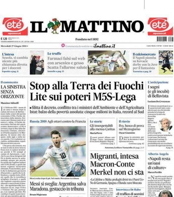Il Mattino - Napoli su Kovacic 