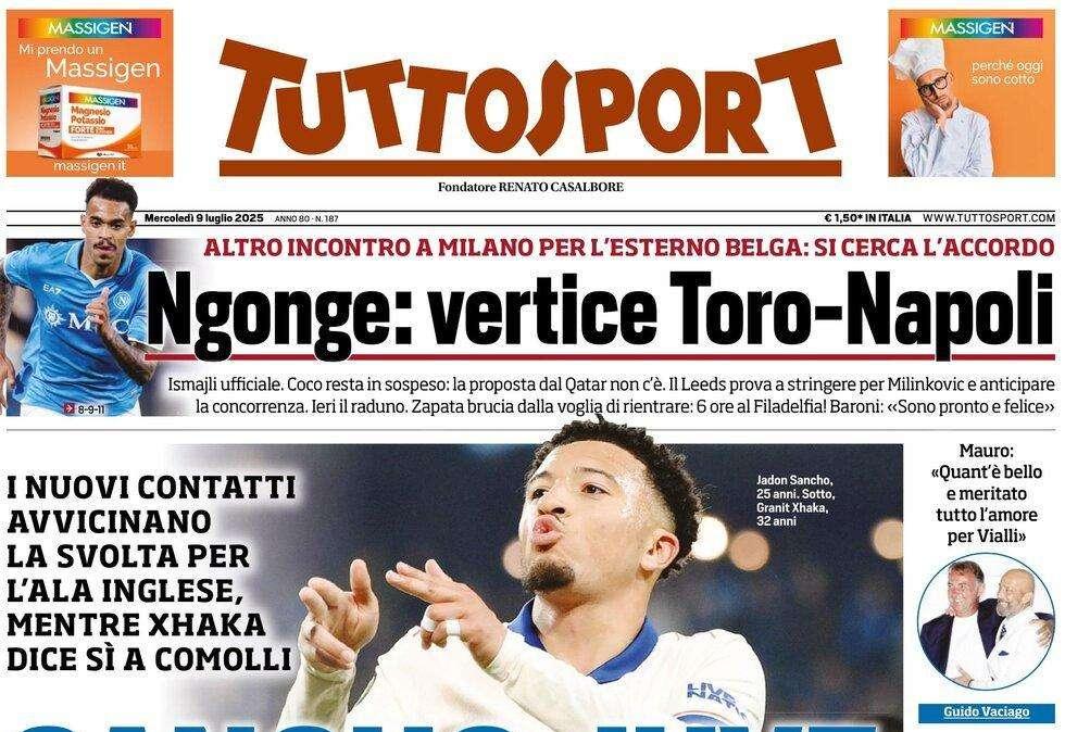 Tuttosport - Sancho e Juve, ci siamo, Xhaka dice sì
