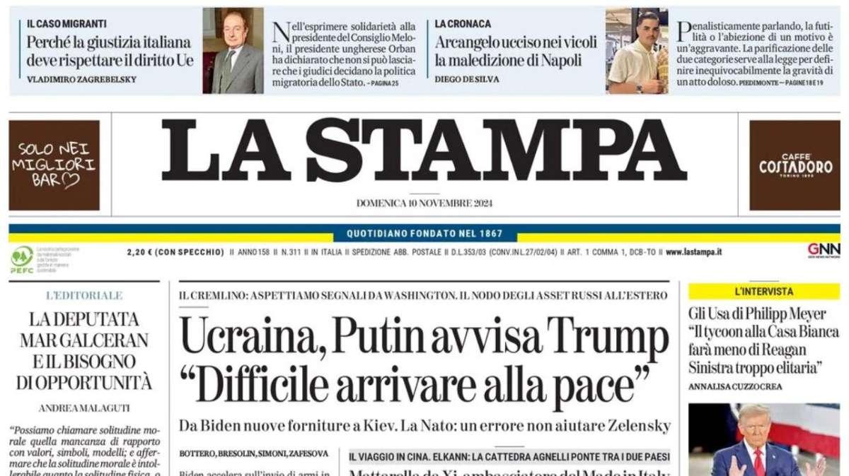 La Stampa - Solo Juve