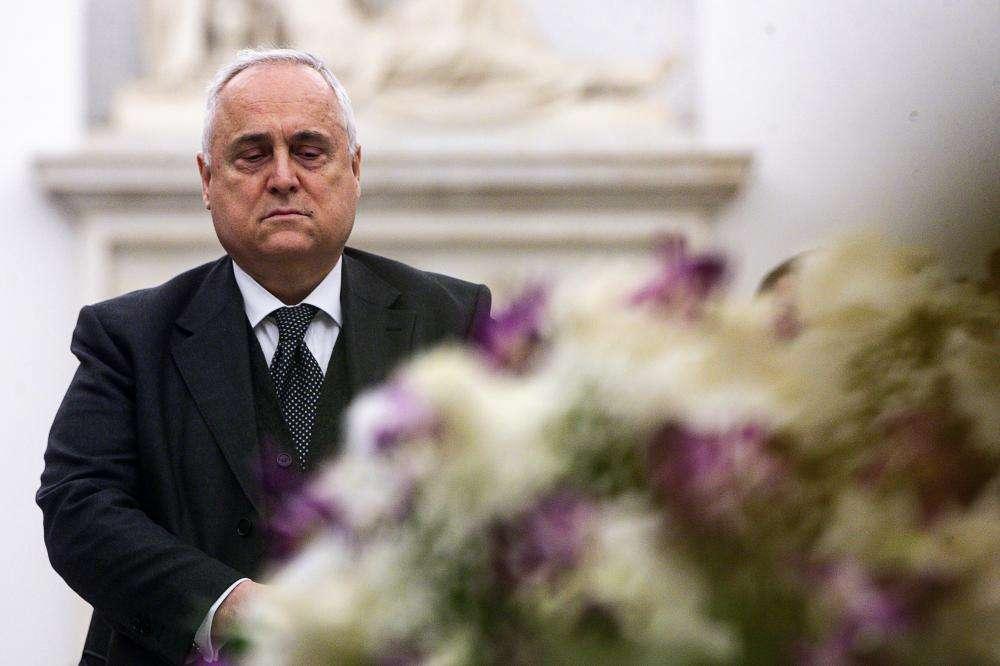 Lazio, Lotito: "Continueremo a custodire i valori di Papa Francesco"