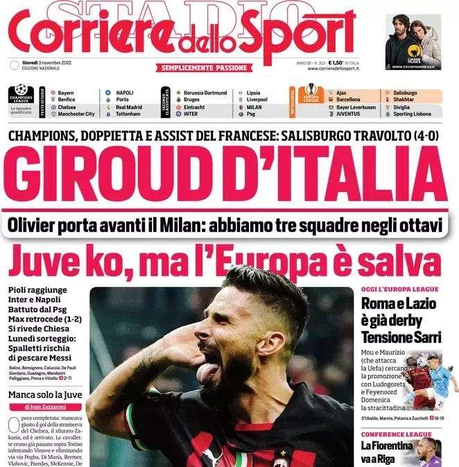 Corsport - Juve ko, ma l’Europa e’ salva 