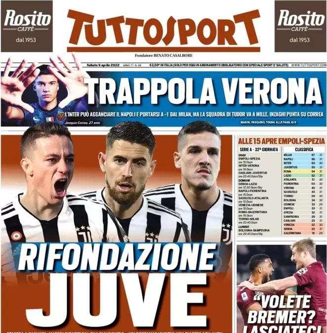 Tuttosport - Rifondazione Juve 