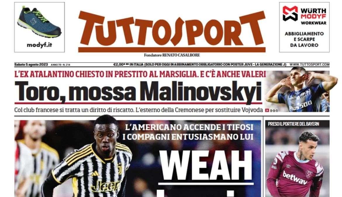 Tuttosport - Weah, la mia Juve loca, per mercoledì biglietti esauriti
