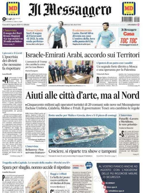 Il Messaggero - Caso David Silva, l’ombra della Juve 