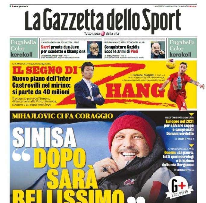 Gazzetta - Sarri pronte due Juve 