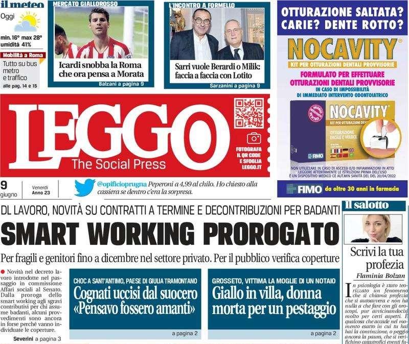 Leggo - Icardi snobba la Roma che pensa a Morata