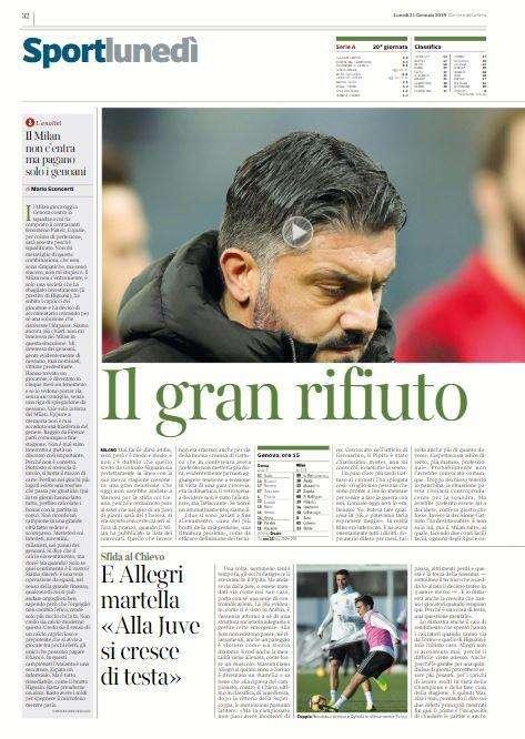 Corsera - Higuain, il grande rifiuto