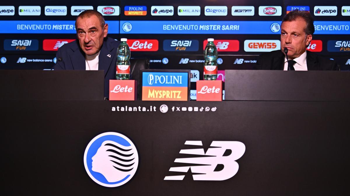 Giuntoli presenta Gaetano in conferenza stampa, zero riferimenti alla Juventus