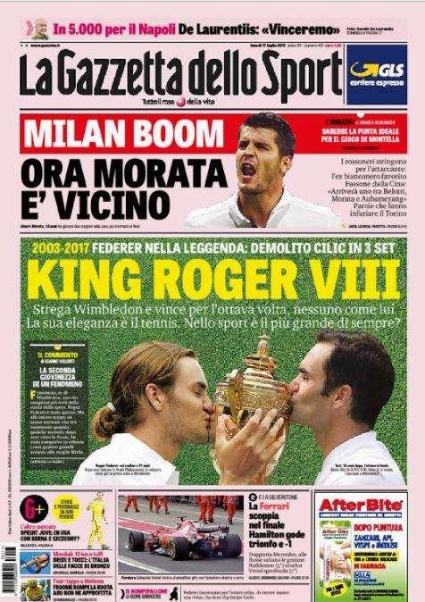 Gazzetta - Milan boom, si avvicina Morata 