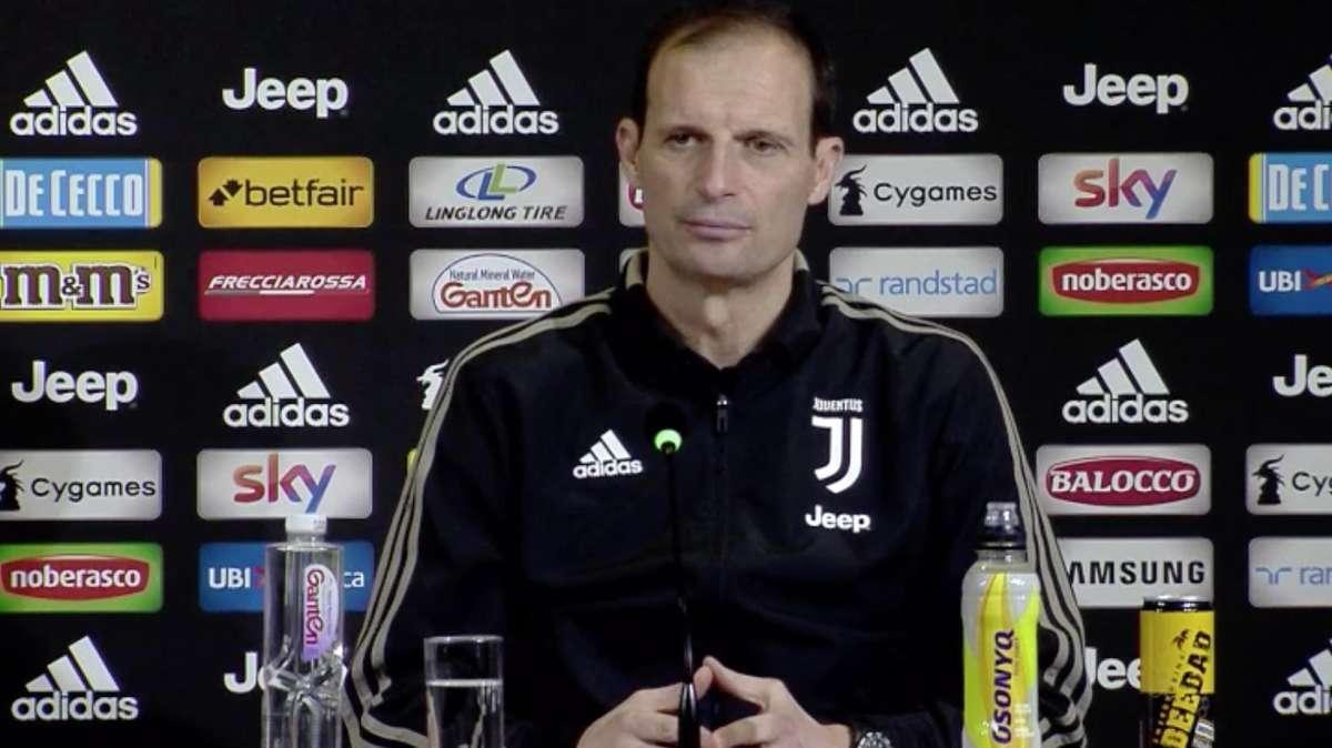 LIVE TJ - ALLEGRI in conferenza: "Bisogna riprendere seriamente il campionato. Giocano Perin e Rugani. Proviamo a recuperare Mandzukic per la Lazio. Spinazzola via solo se si trova sostituto"