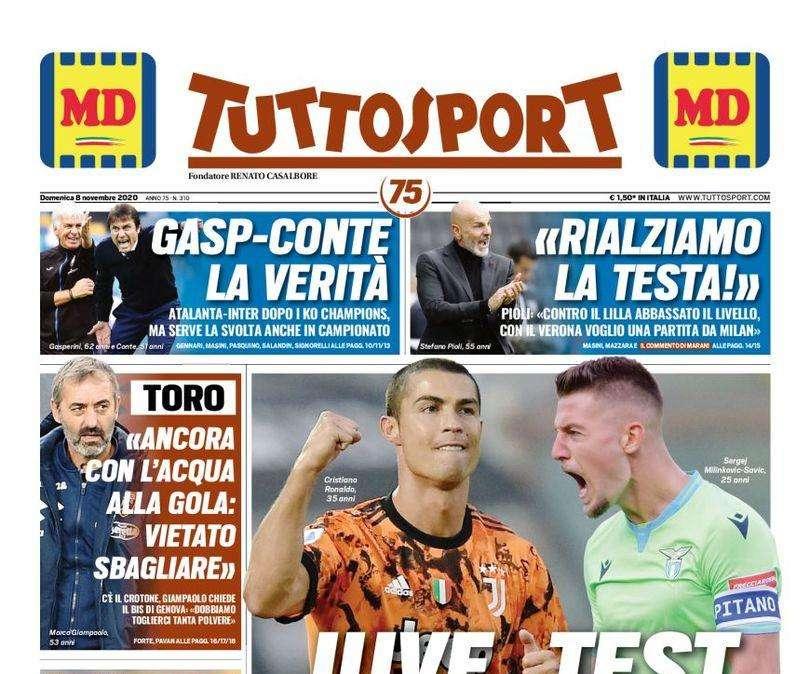 Tuttosport - Juve, test scudetto 