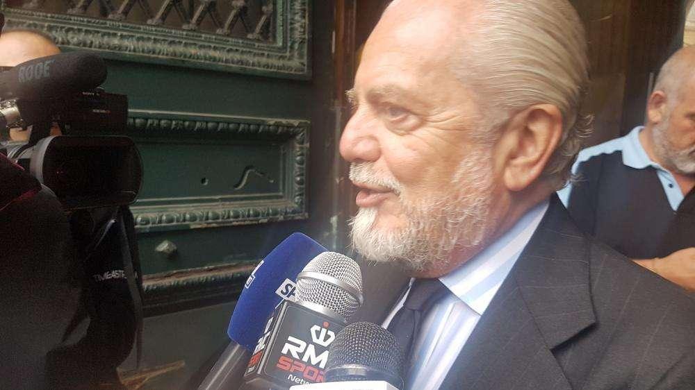 De Laurentiis: "Juve nostra competitor, anche in fatto di tifo"
