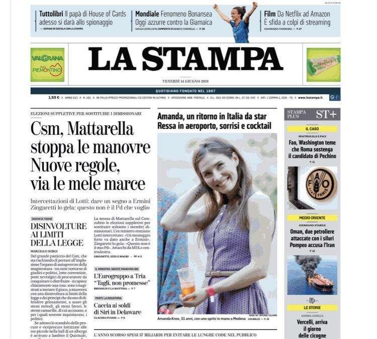 La Stampa - Si sblocca Sarri