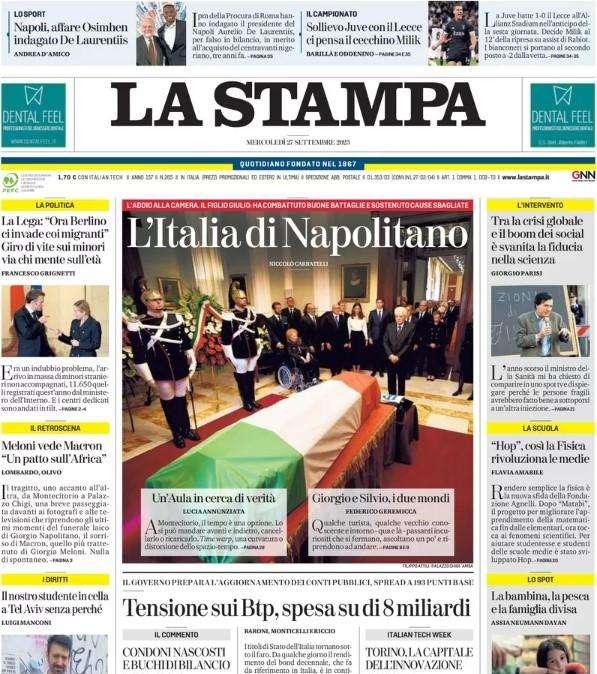 La Stampa - Sollievo Juve, con il Lecce ci pensa Milik