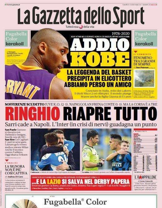 Gazzetta - Ringhio riapre tutto 