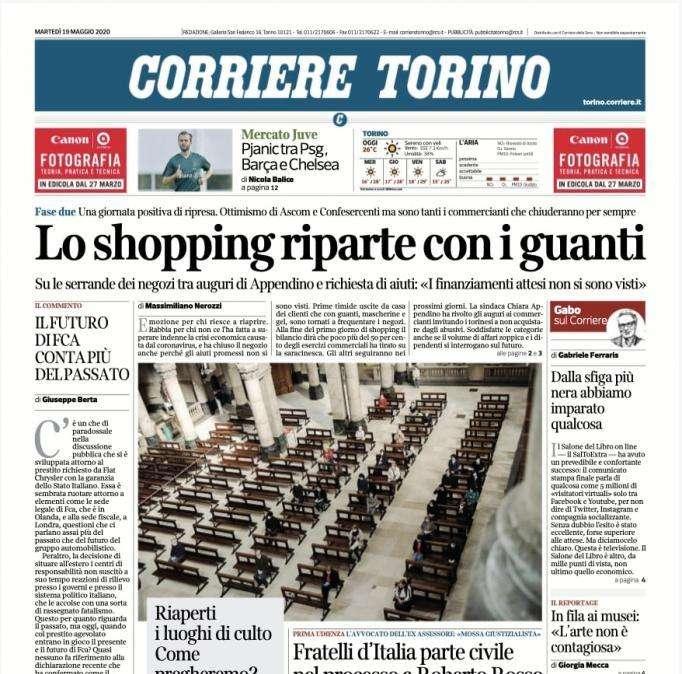 Corriere di Torino - Pjanic tra Barcellona, Psg e Chelsea 