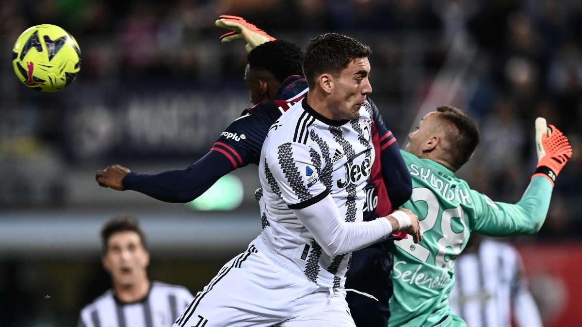 Vlahovic, un record personale contro l'Atalanta 