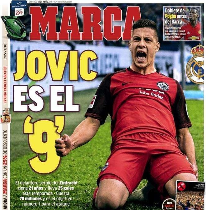 Marca - Il Real sceglie Jovic