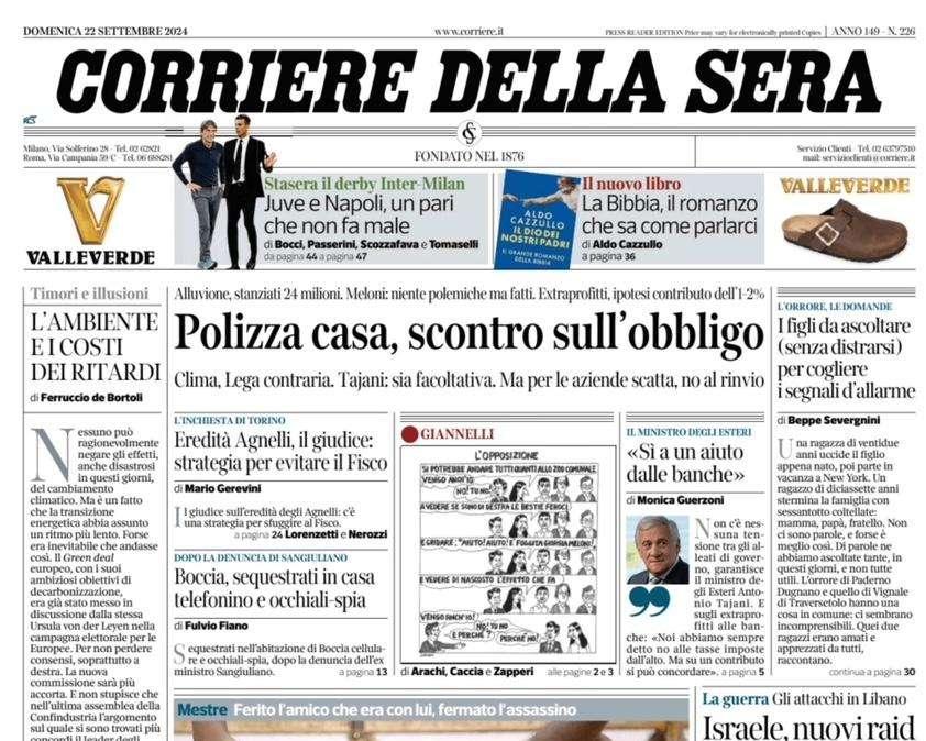 Corsera - Juve e Napoli, divieto di tiro in porta