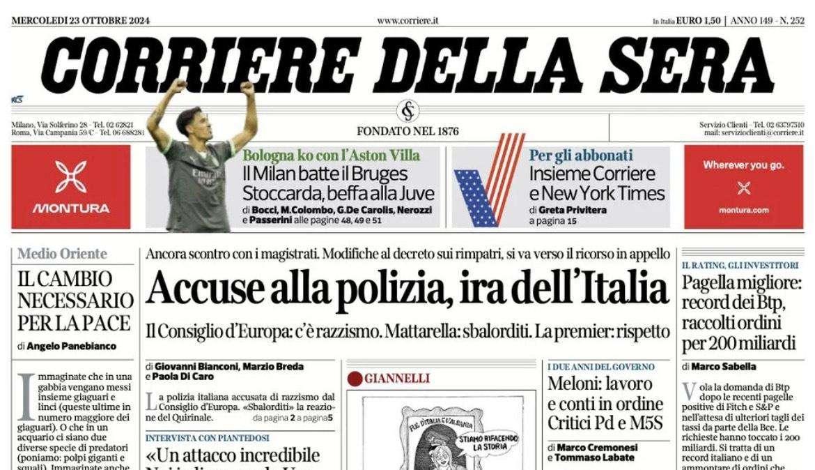 Corsera- Juve e Bologna beffate