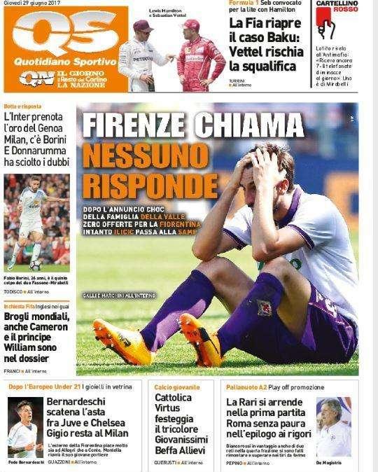 QS - Asta per Bernardeschi 