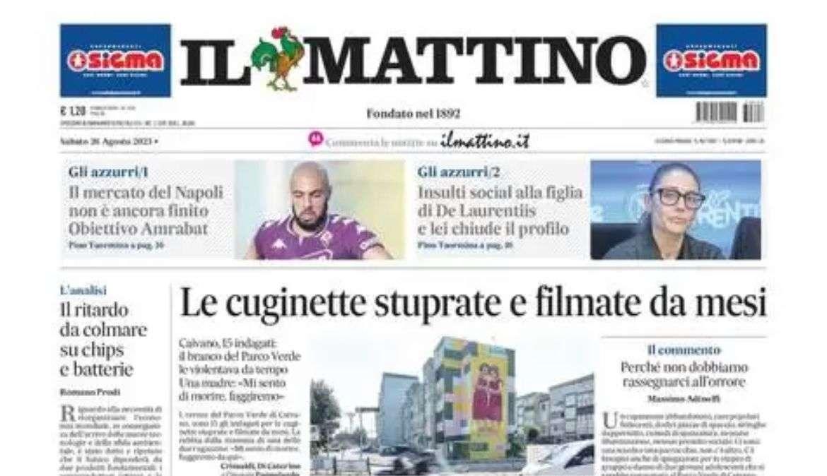 Il Mattino - Il Napoli punta Amrabat