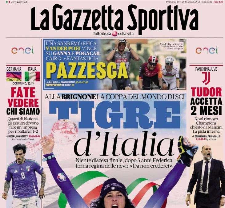 Gazzetta - Tudor accetta 2 mesi