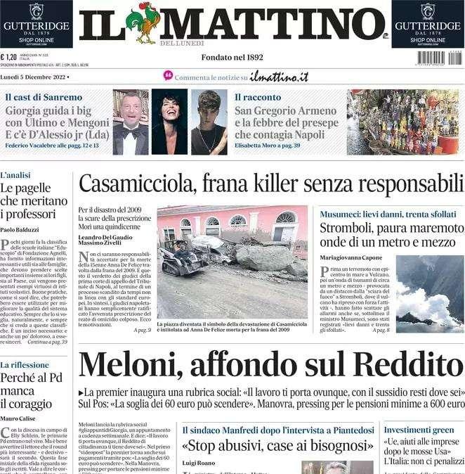 Il Mattino - Caso Juve, stipendi ai senatori 