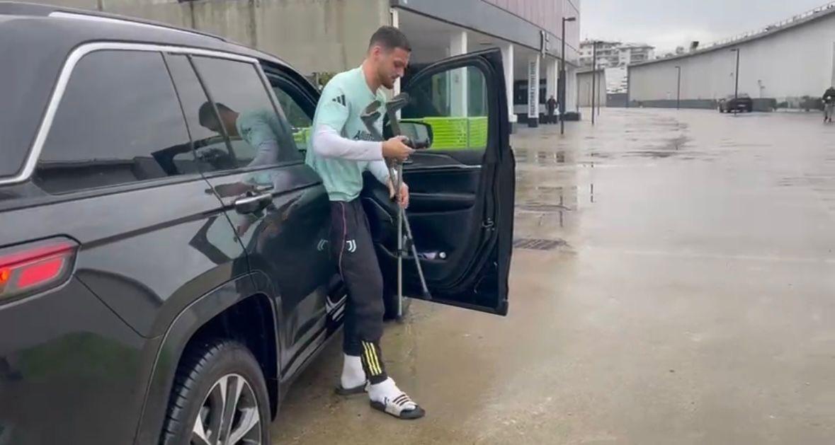 Comunicato Juve: rottura del menisco mediale per Gatti, nei prossimi giorni l’operazione (Video e foto). Squadra a riposo 