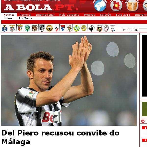 A Bola - Del Piero ha rifiutato anche il Malaga