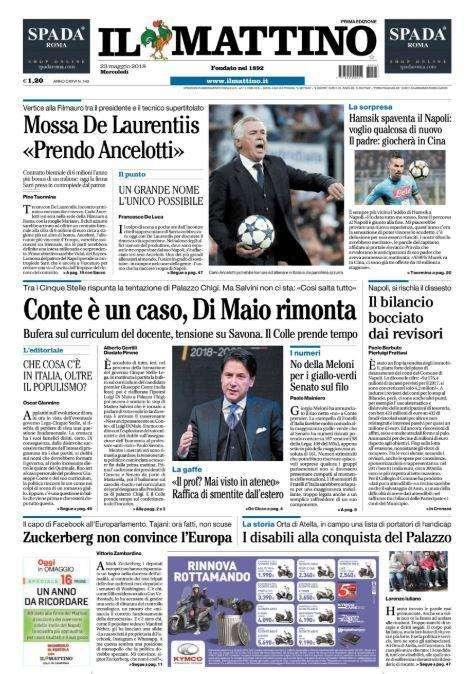 Il Mattino - Mossa De Laurentiis