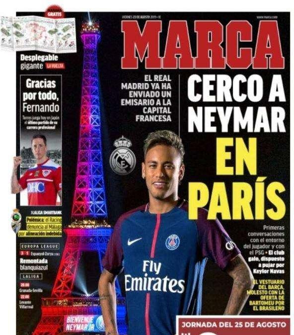 Marca - Assedio Neymar