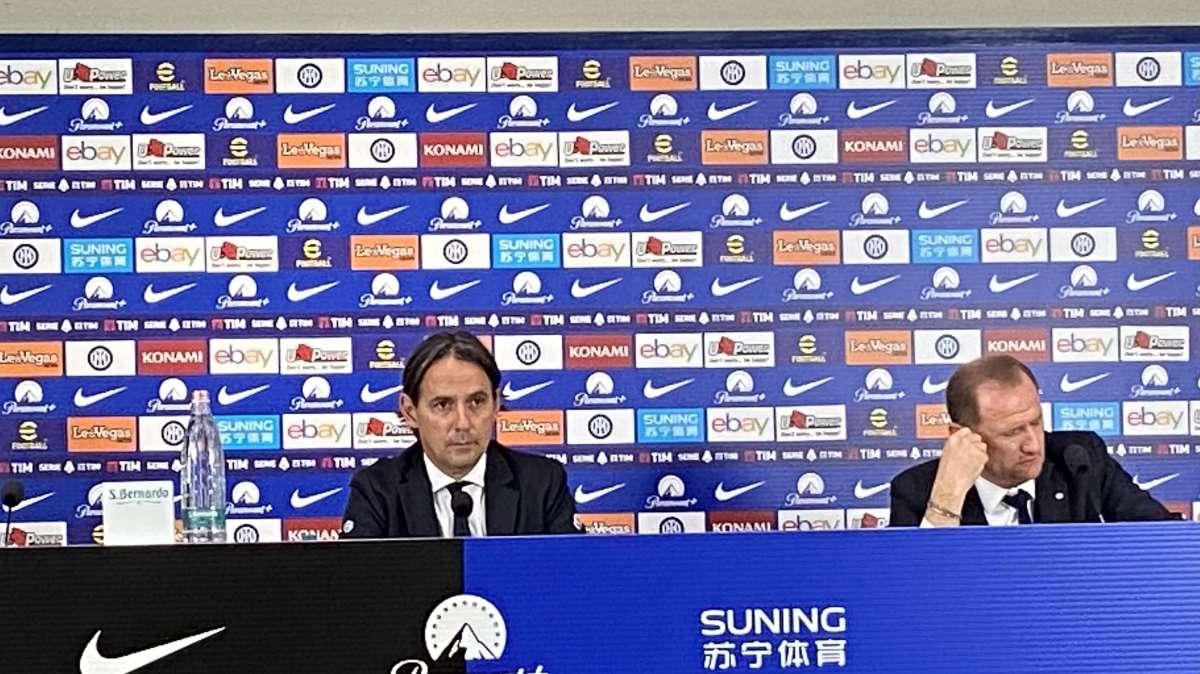 QUI INTER - La conferenza stampa di Inzaghi sarà sabato alle 12:30 