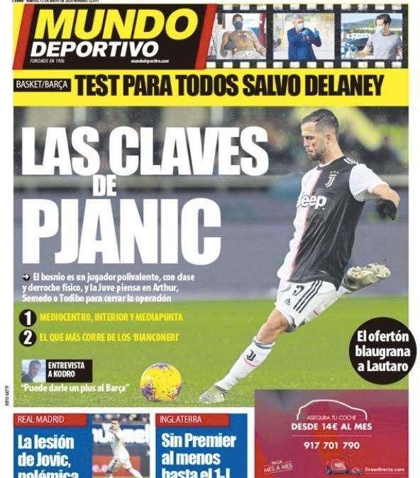 Mundo Deportivo - Il Barcellona non molla Pjanic, tre possibili contropartite