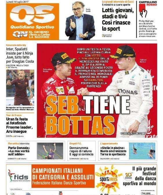 QS - Tutto fatto per Douglas Costa 